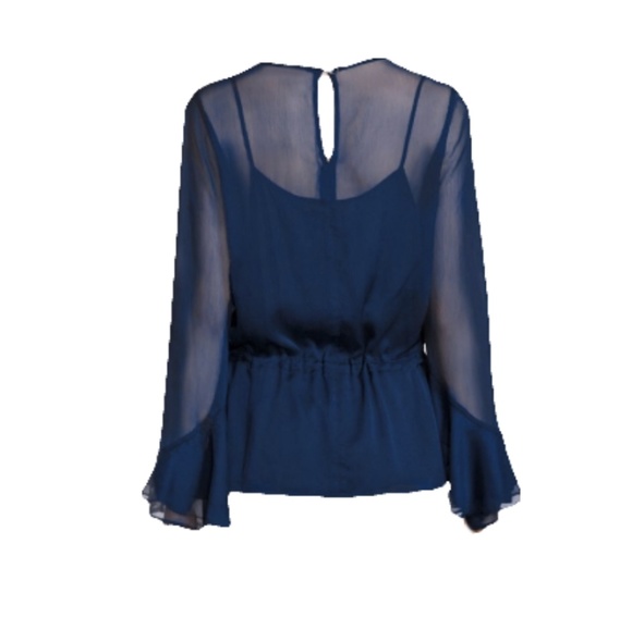 See by Chloe Tie Front Georgette blouse NWT - Picture 2 of 5